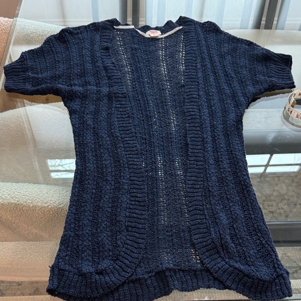 Mossimo Supply Co. Navy Cardigan Sweater